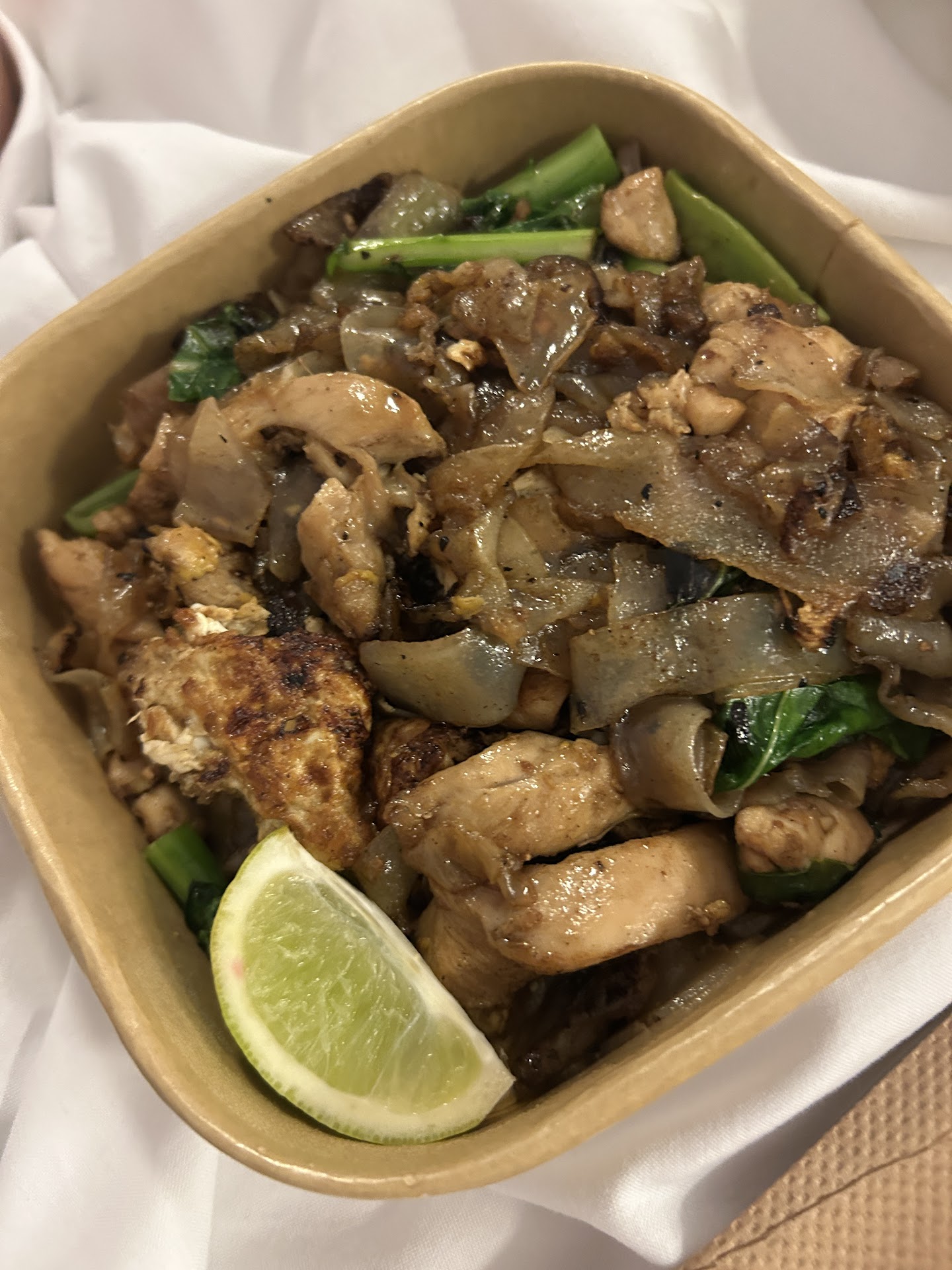 Snake Bark rice bowl with lime and greens